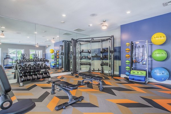 fitness center at Villas at Old Concord Apartments