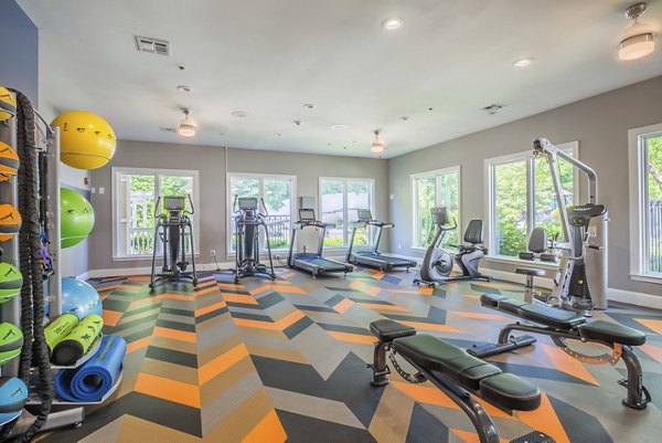 fitness center at Villas at Old Concord Apartments