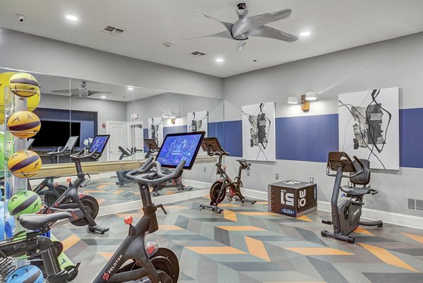 fitness center at Villas at Old Concord Apartments