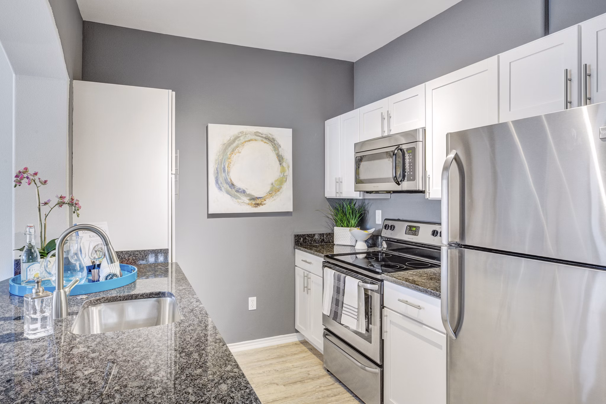 kitchen at Villas at Old Concord Apartments