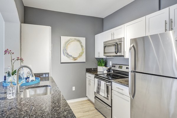 kitchen at Villas at Old Concord Apartments