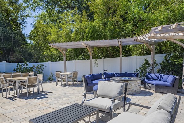 patio at Villas at Old Concord Apartments