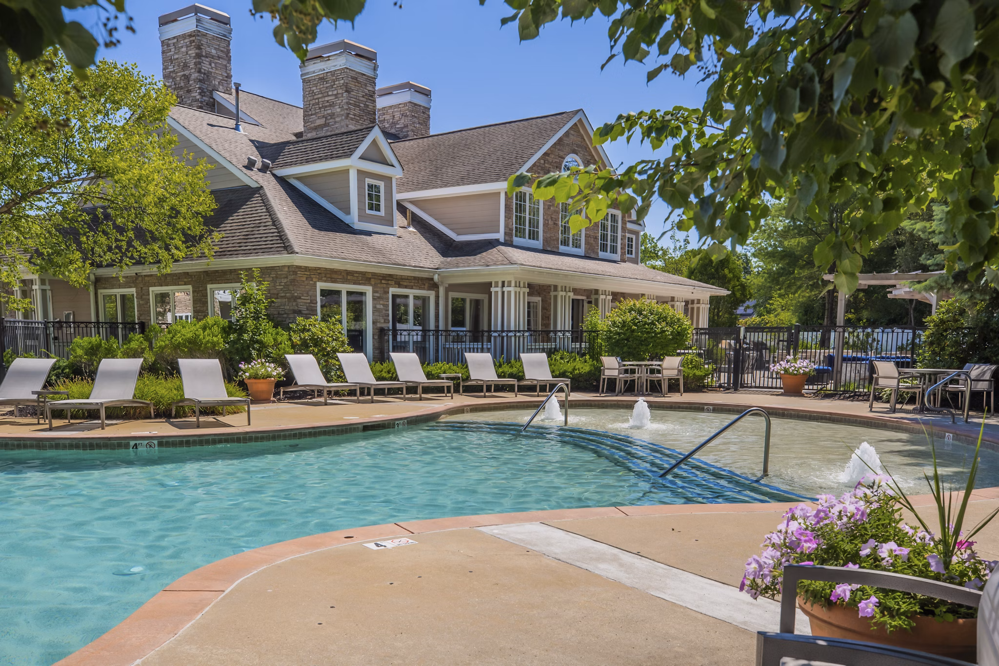 pool at Villas at Old Concord Apartments