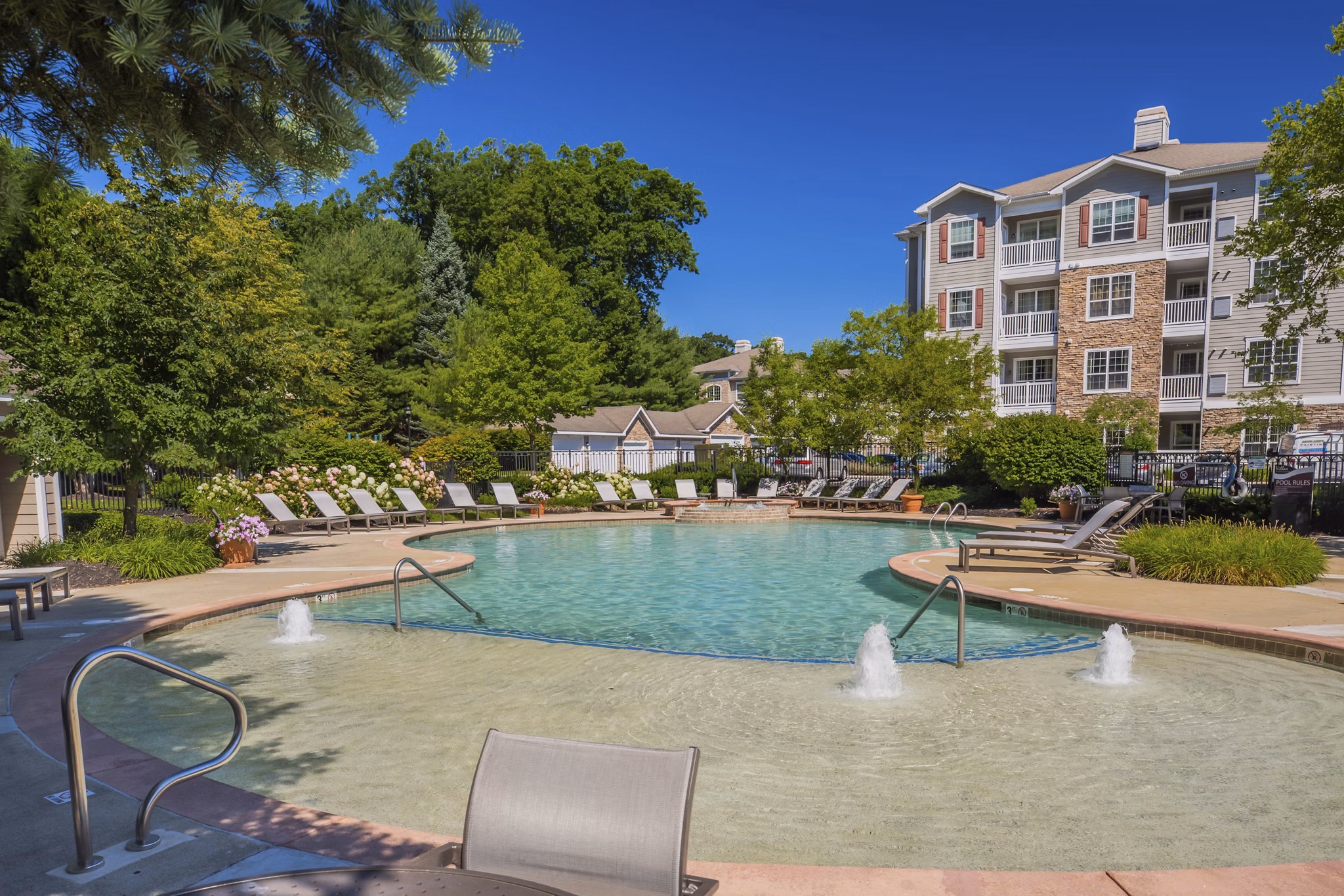 pool at Villas at Old Concord Apartments