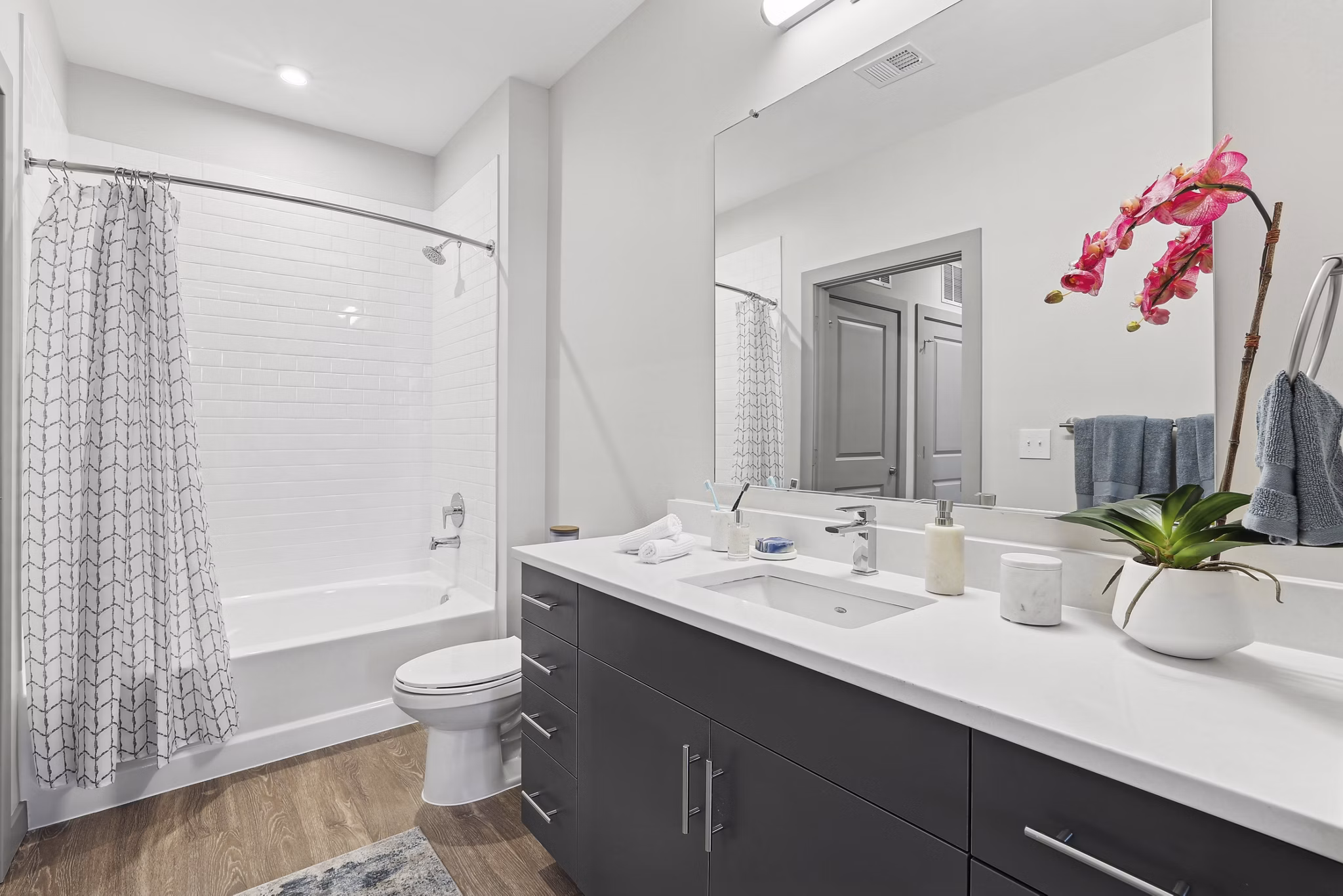 bathroom at Alta Cosner Apartments