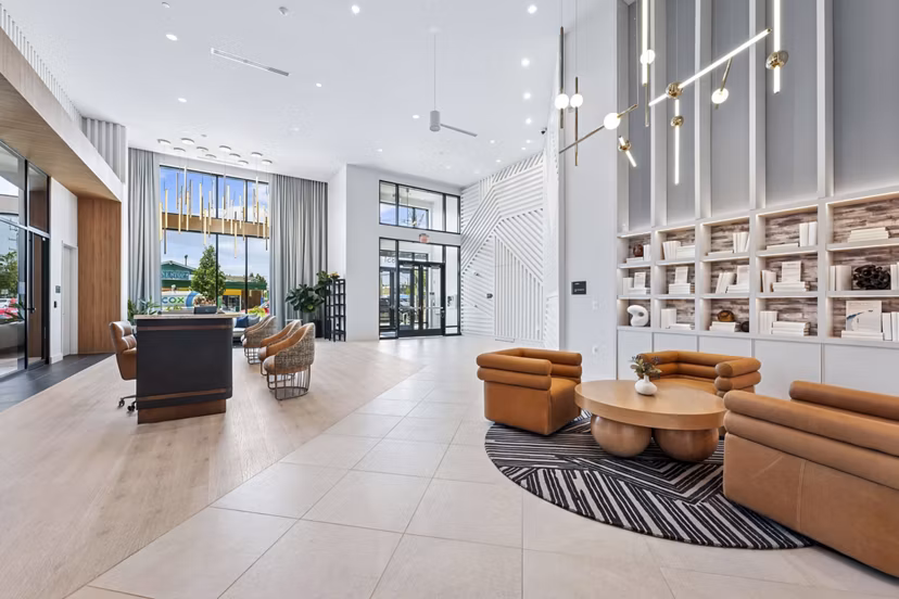 clubhouse at The Academy Apartments