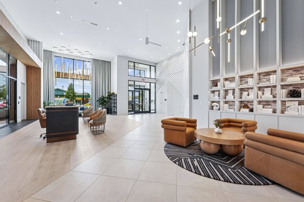 clubhouse at The Academy Apartments