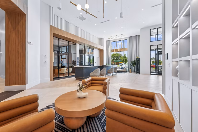 clubhouse at The Academy Apartments