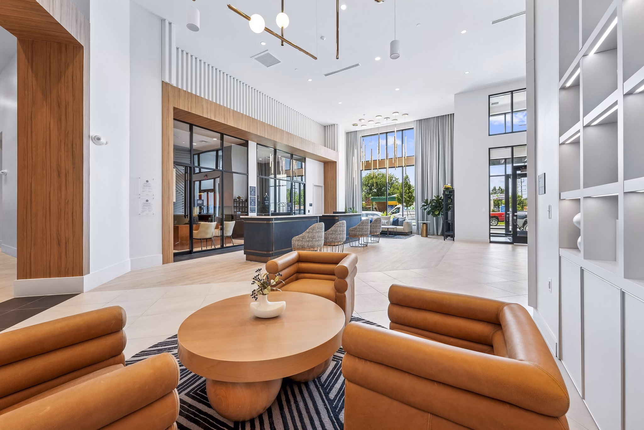 clubhouse at The Academy Apartments