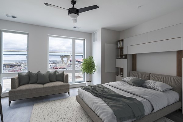 bedroom at Evoni Apartments 