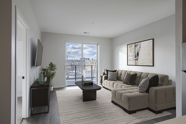 living room at Evoni Apartments 