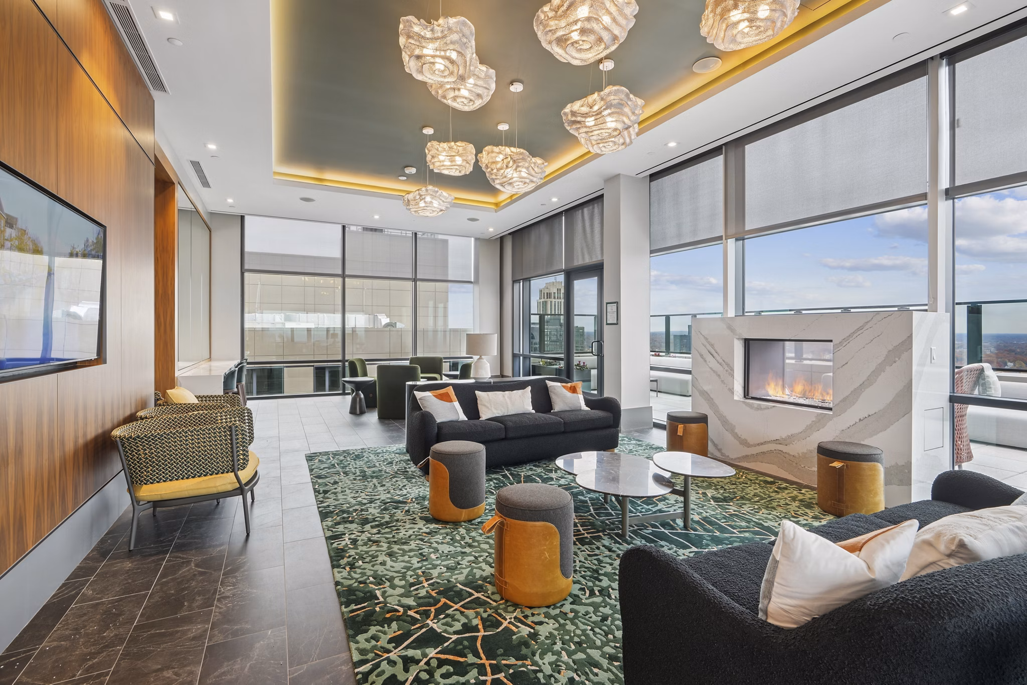 clubhouse at The Leaf Apartments 