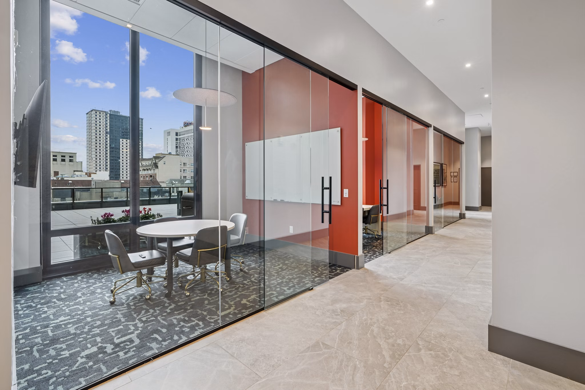 clubhouse at The Leaf Apartments 