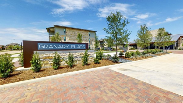 building/exterior at Granary Flats Apartments