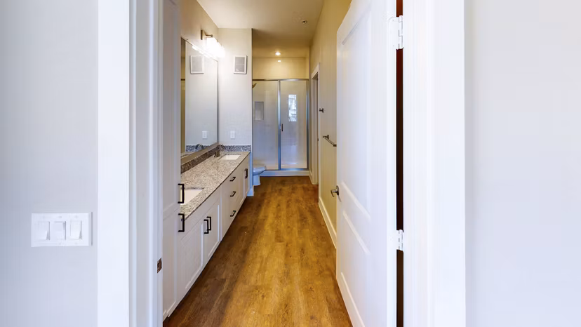 bathroom at Granary Flats Apartments