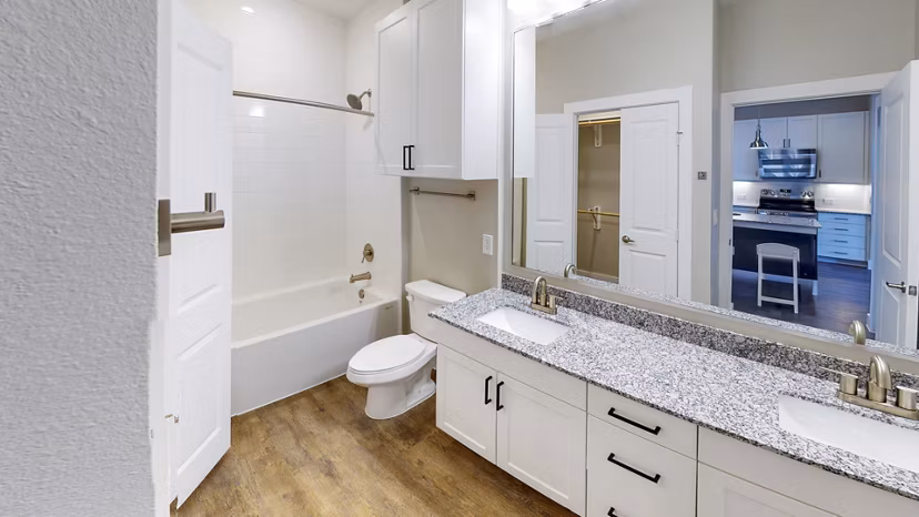 bathroom at Granary Flats Apartments