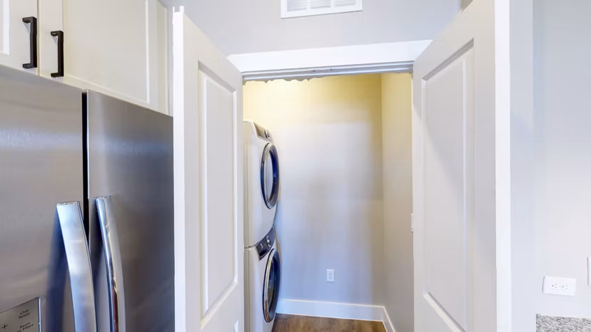 laundry room at Granary Flats Apartments