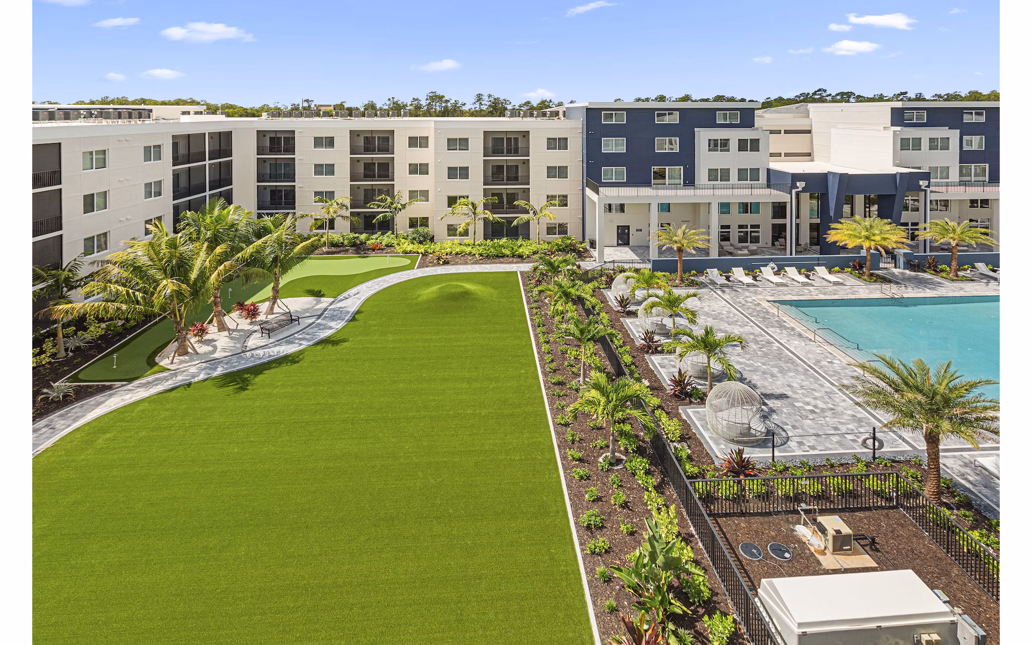 rendering for Hammock Park Apartments