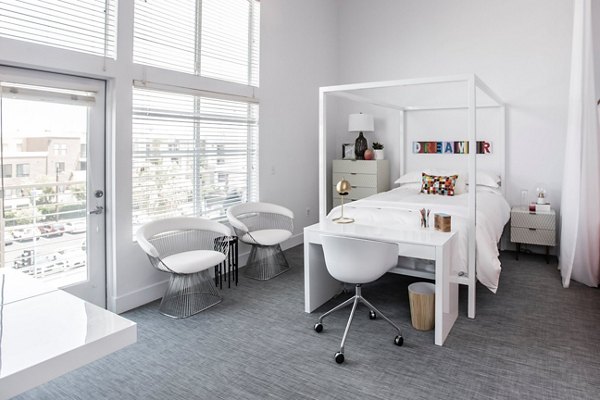 bedroom at Lofts at NoHo Commons Apartments