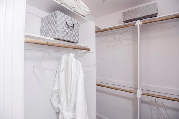 closet at Lofts at NoHo Commons Apartments