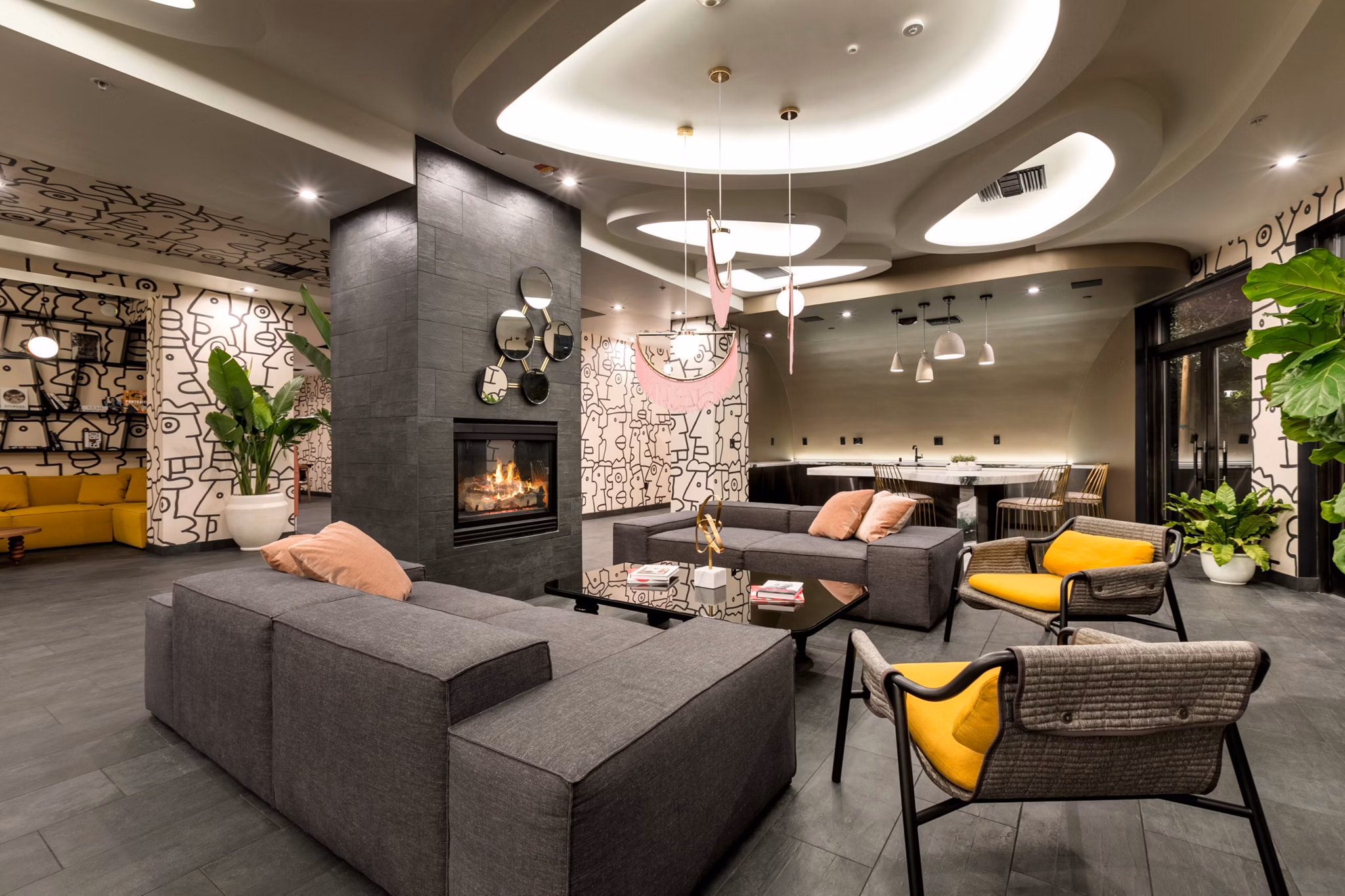 clubhouse at Lofts at NoHo Commons Apartments
