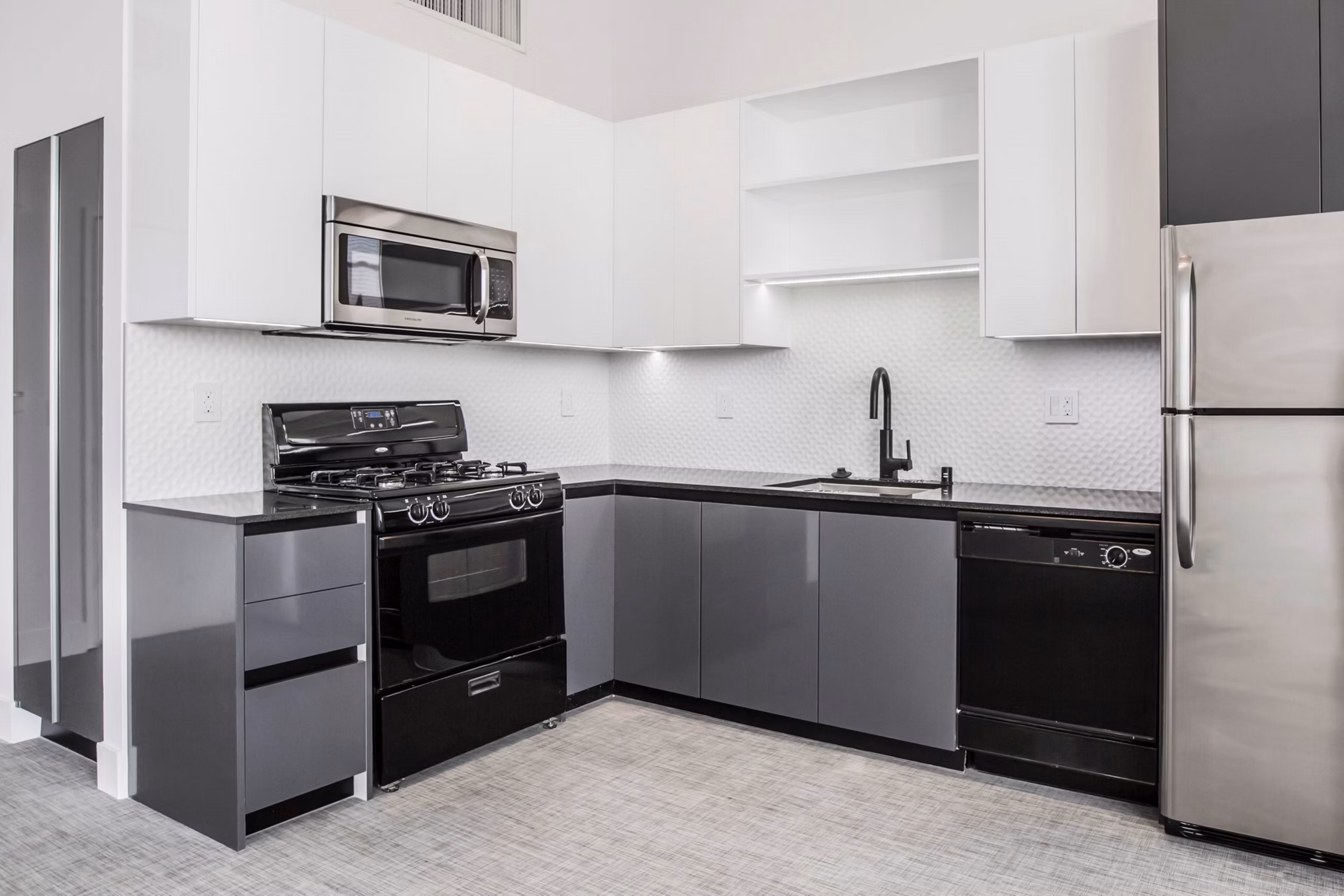 kitchen at Lofts at NoHo Commons Apartments
