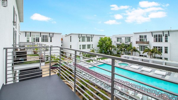 patio at Lofts at NoHo Commons Apartments