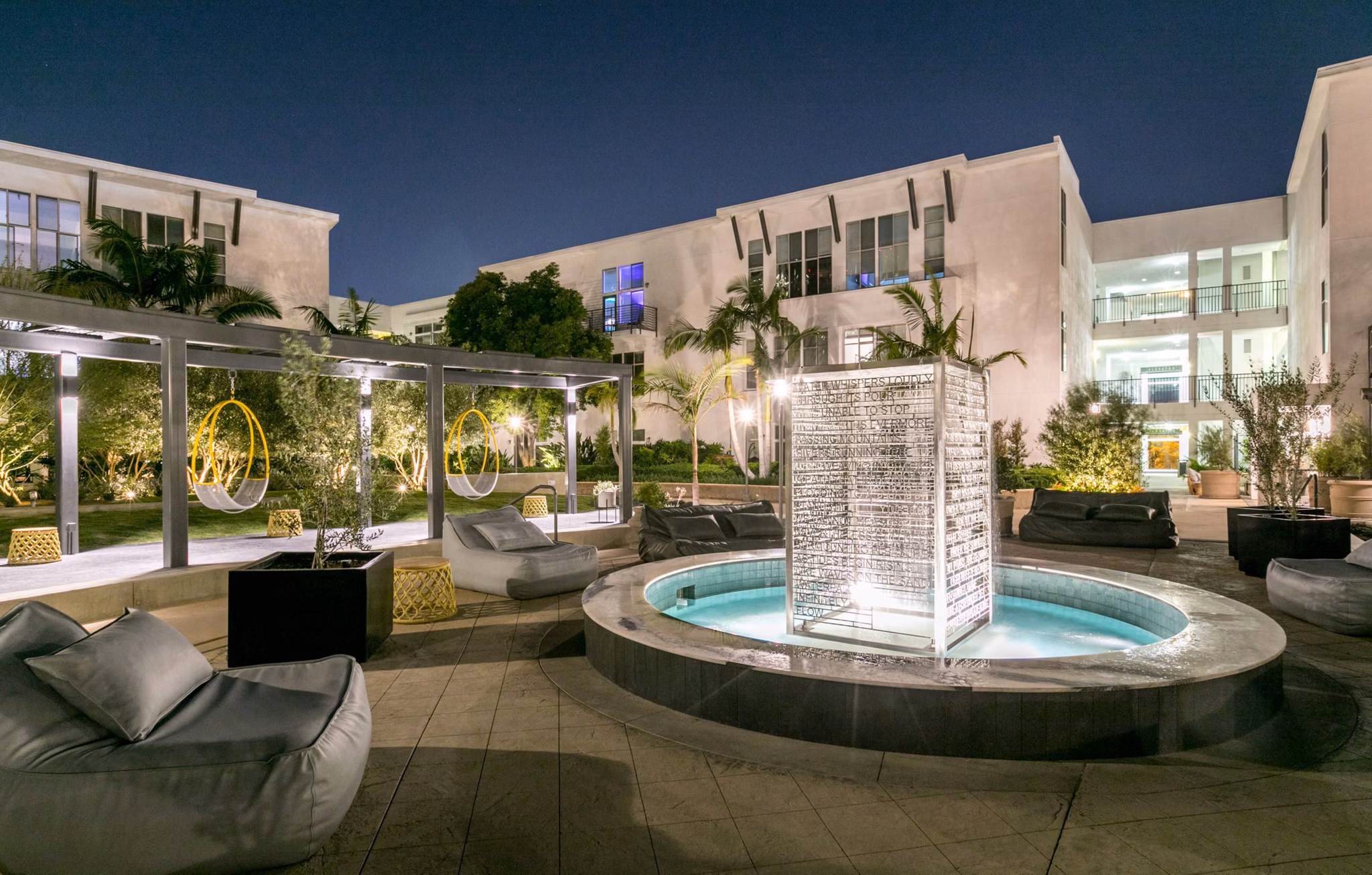 patio at Lofts at NoHo Commons Apartments