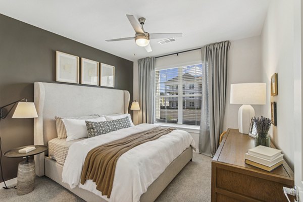 bedroom at The Stafford Apartments 