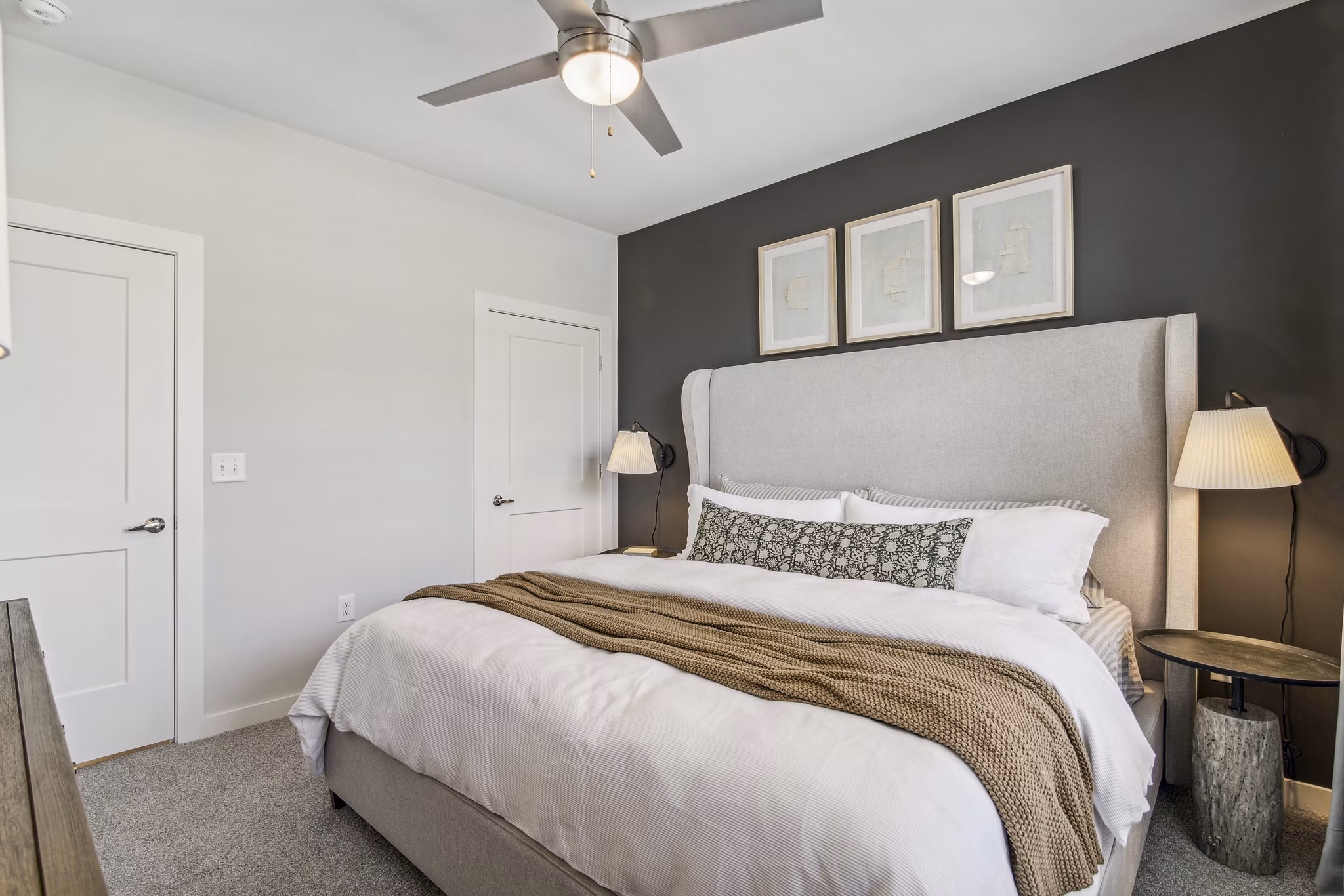 bedroom at The Stafford Apartments 