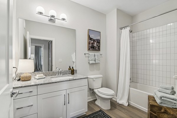 kitchen at The Stafford Apartments 