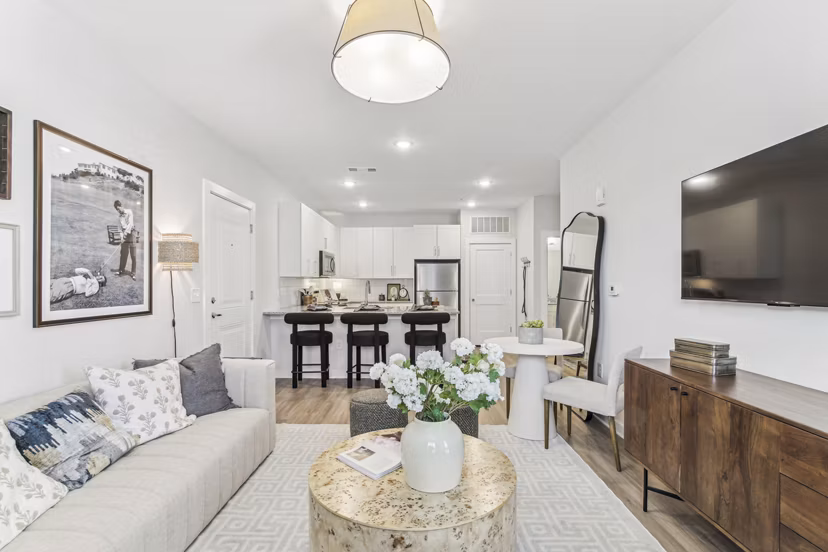 LIVING ROOM at The Stafford Apartments