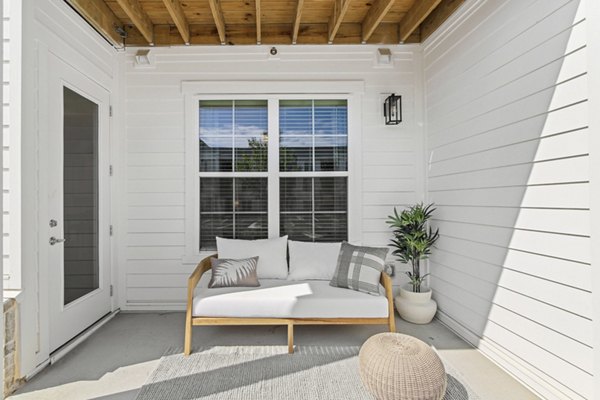 patio at The Stafford Apartments 