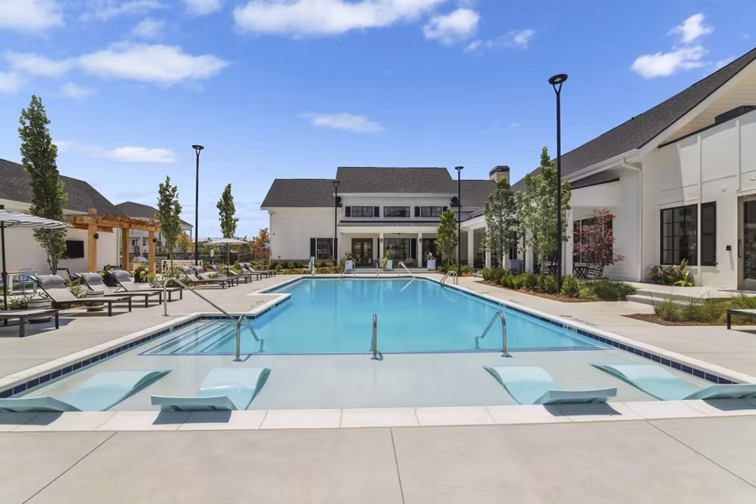 pool at The Stafford Apartments
