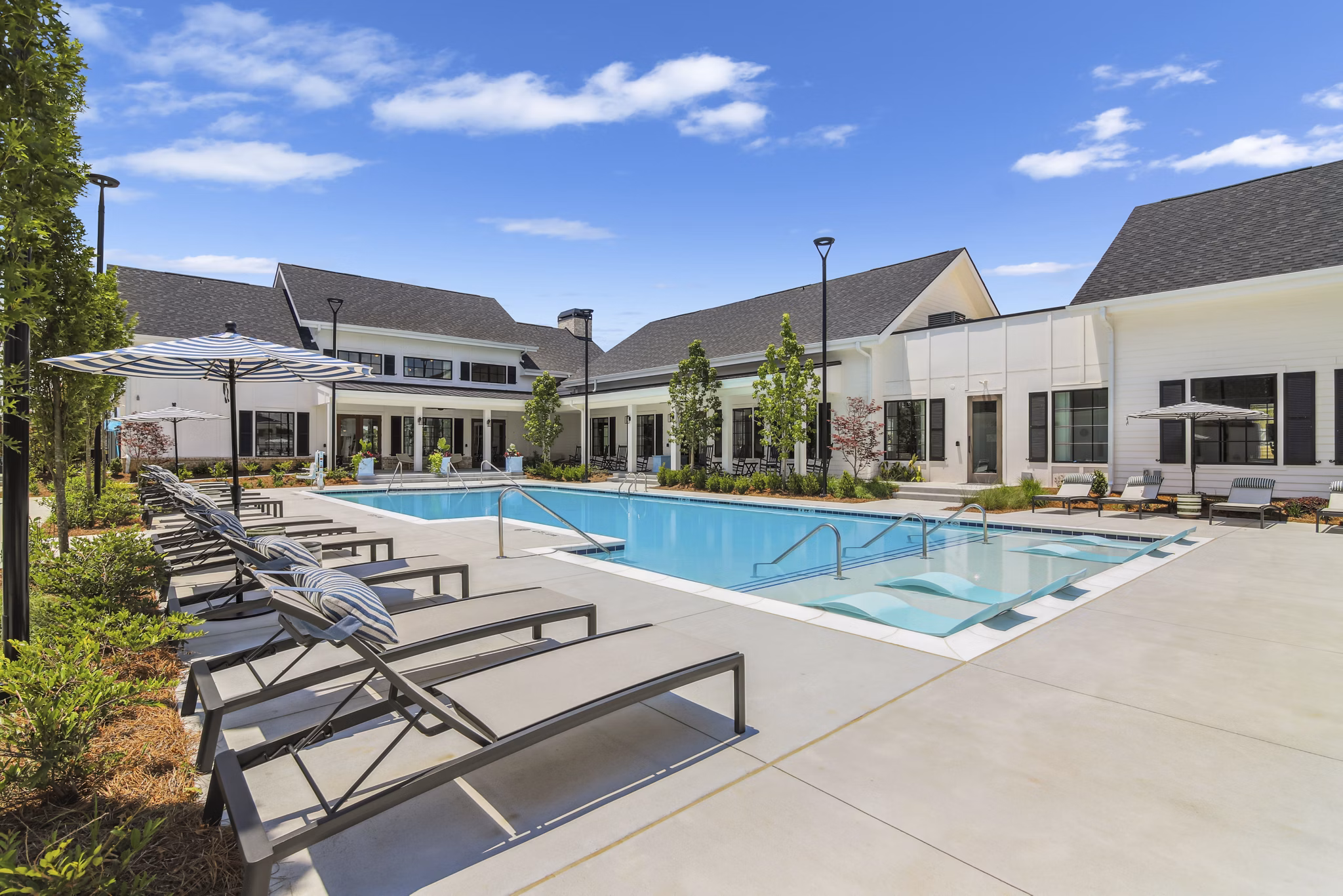 pool at The Stafford Apartments