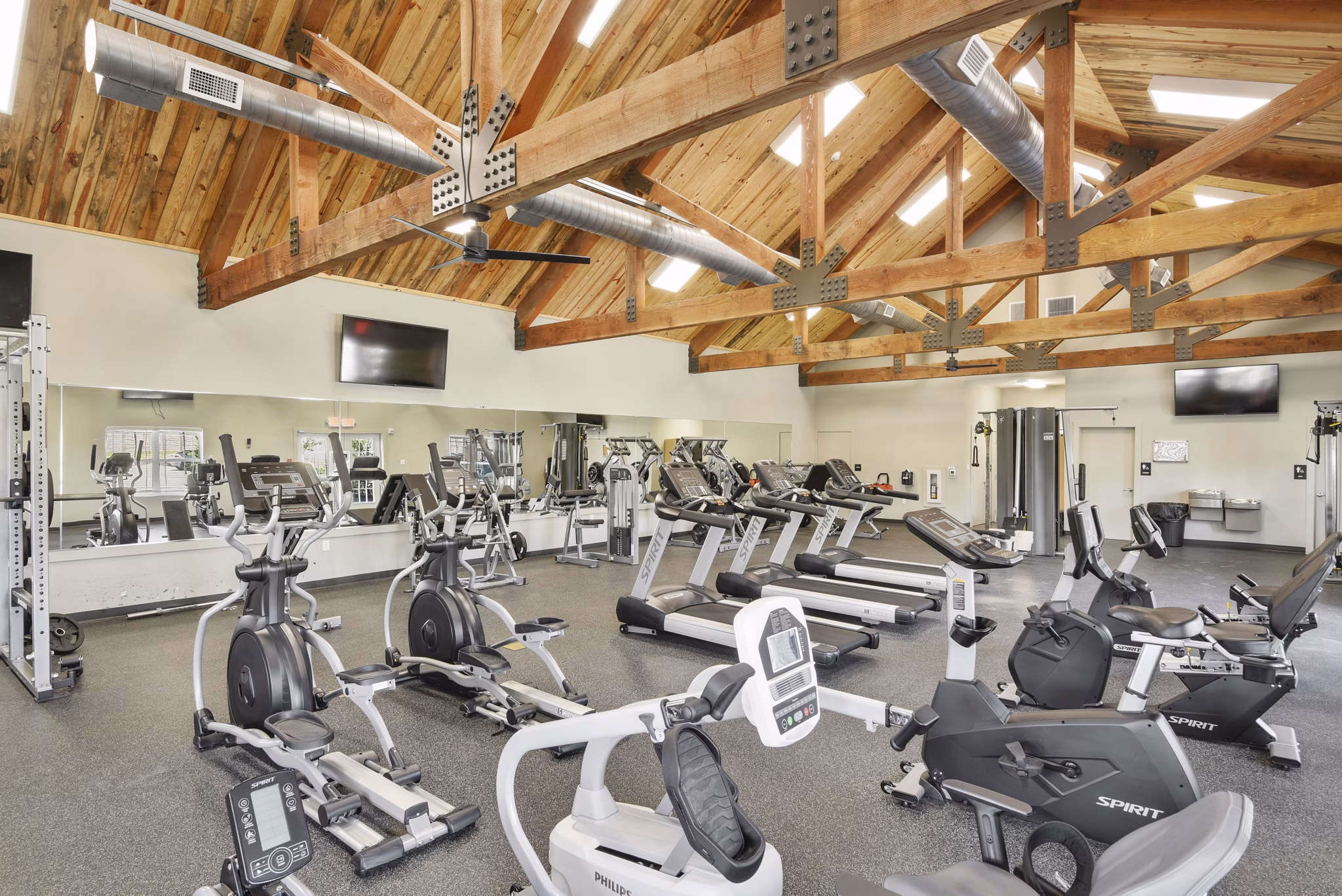 fitness center at Icon Apartments