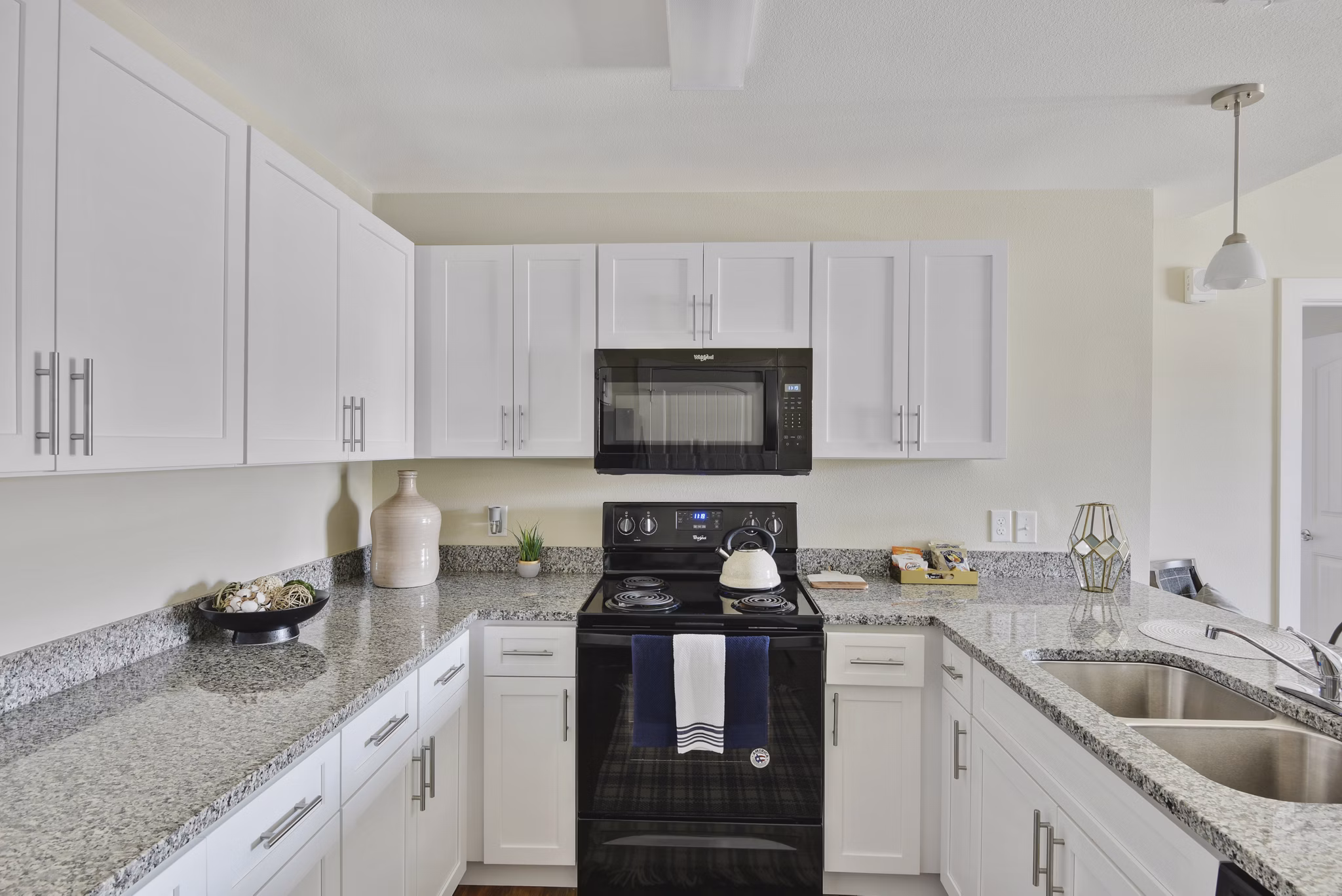 kitchen at Icon Apartments