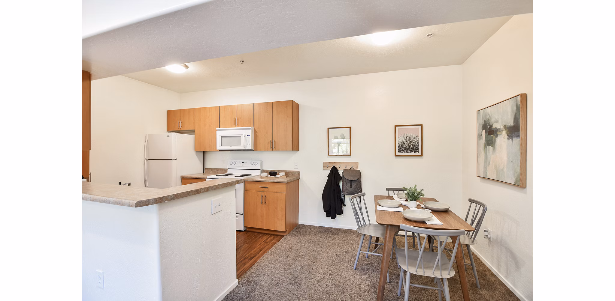kitchen at Clear Creek Village Apartments Apartments