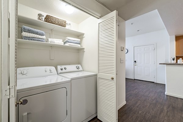 laundry room at The Ridge at Clear Creek Apartments
