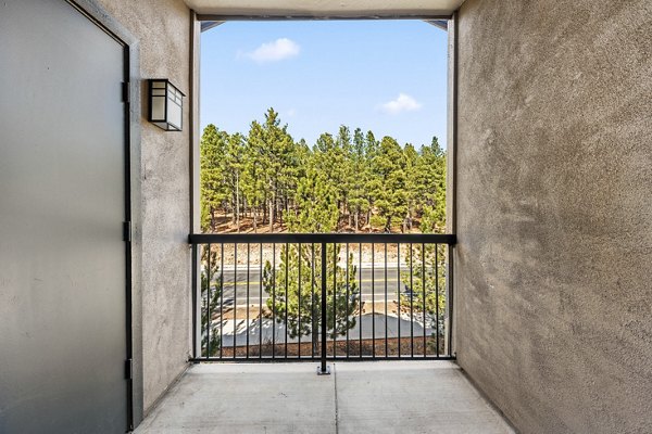 patio at Clear Creek Village Apartments Apartments
