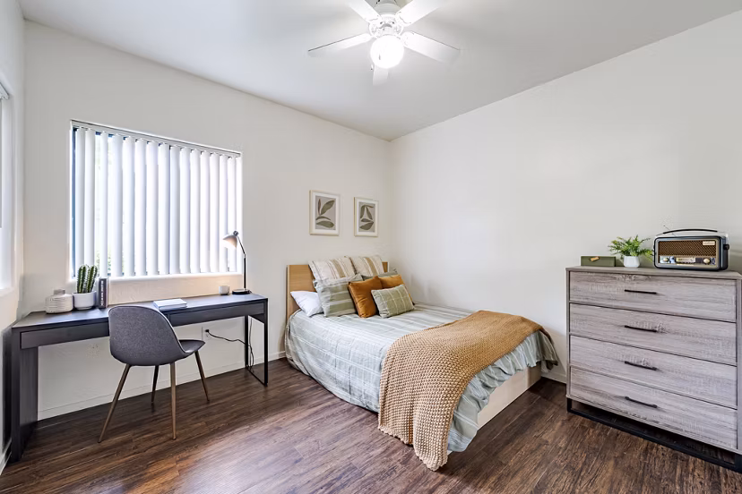 bedroom at The Ridge at Clear Creek Apartments
