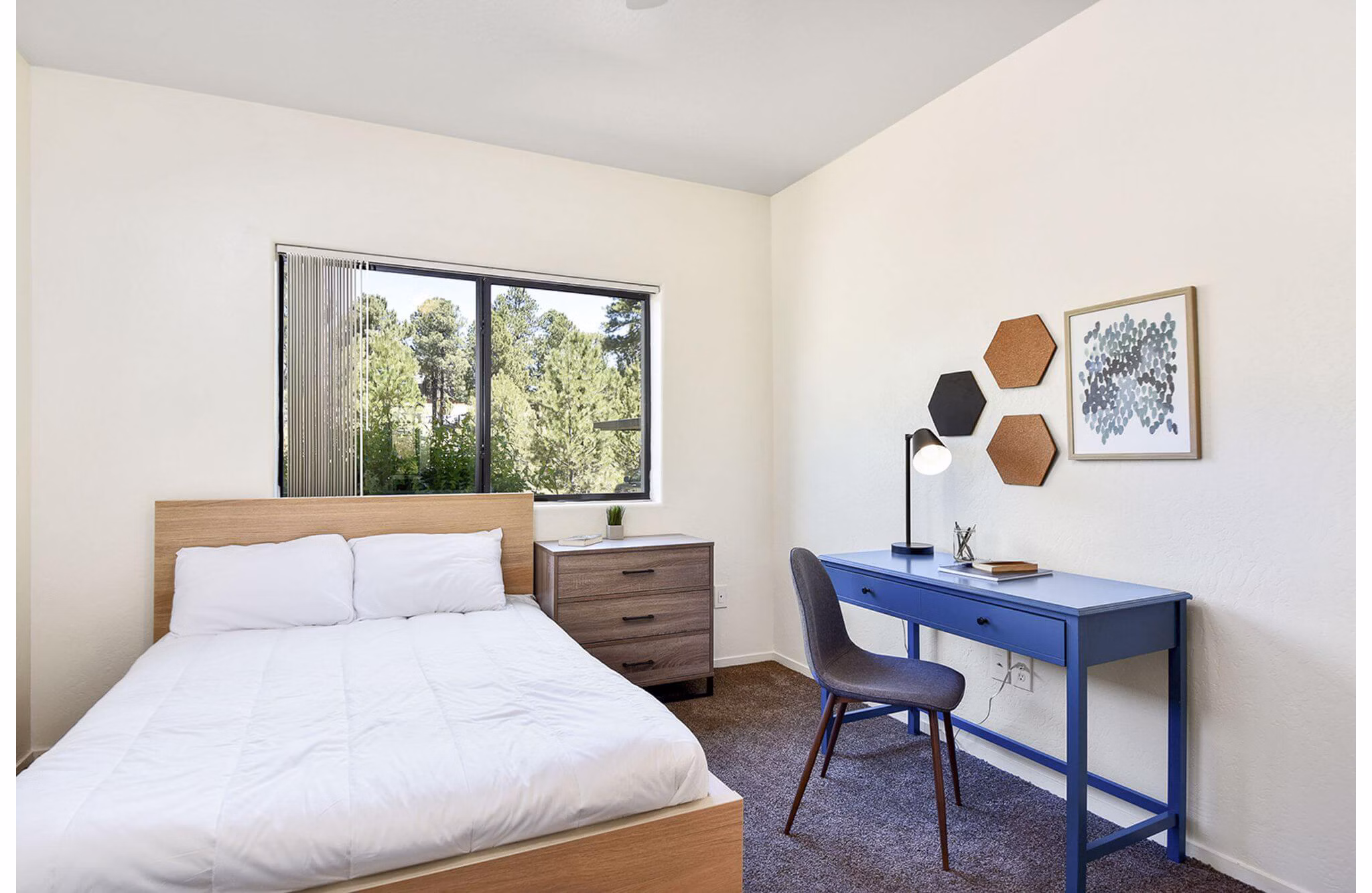 bedroom at The Ridge at Clear Creek Apartments