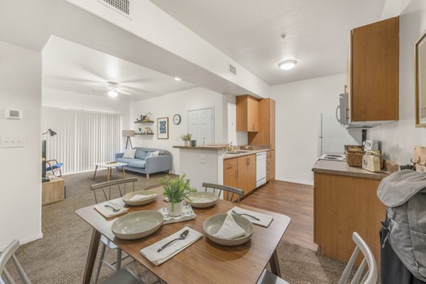 Dining room at The Ridge at Clear Creek Apartments