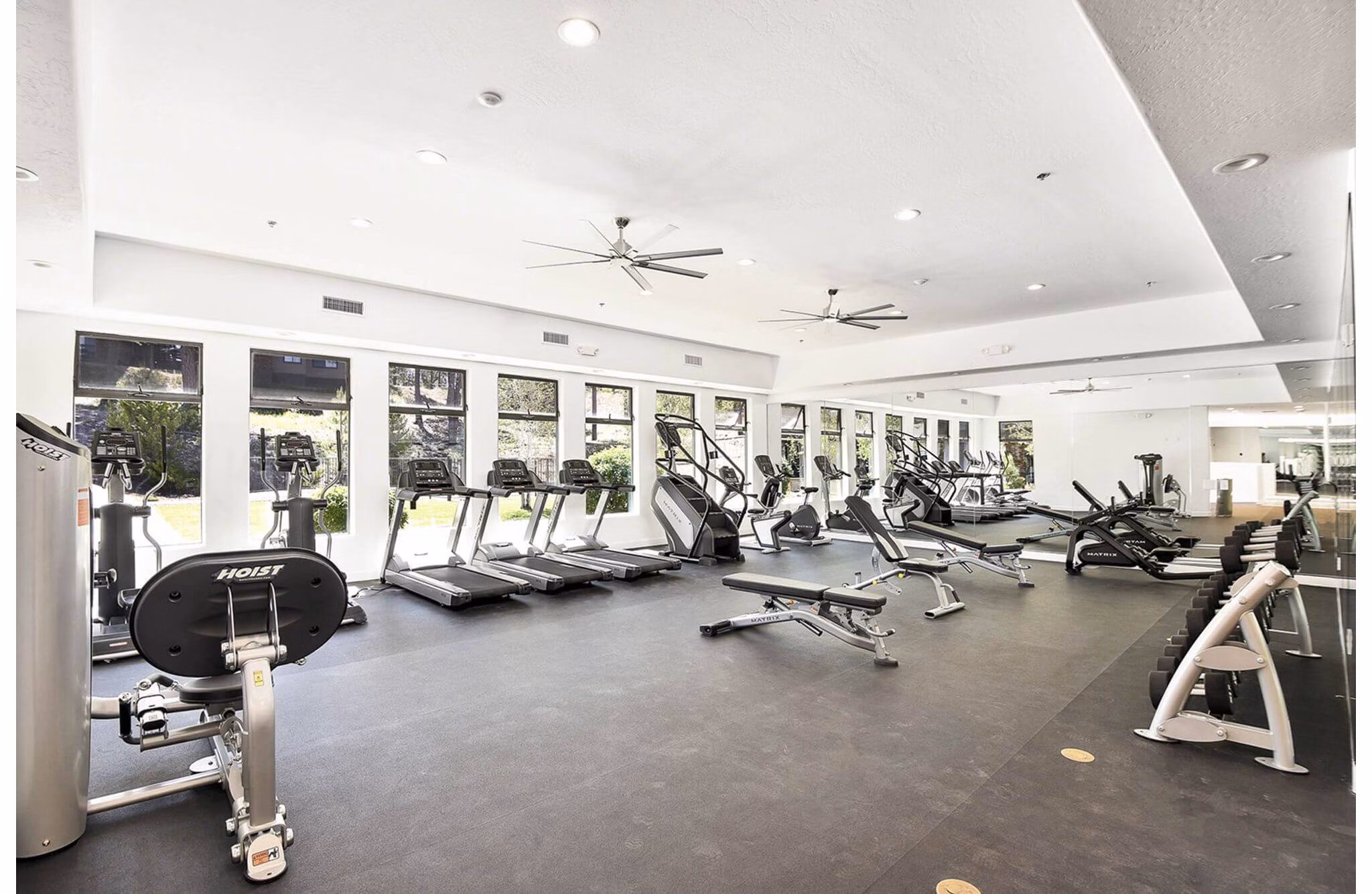 fitness center at The Ridge at Clear CreekApartments