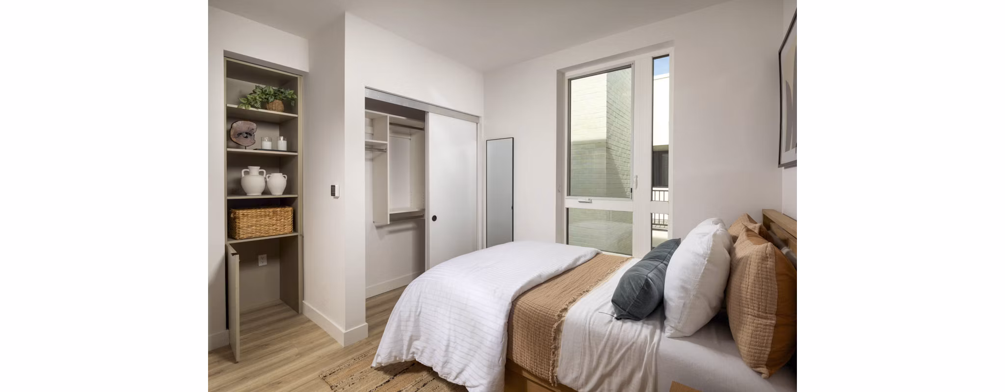 bedroom at LUCA Apartments 