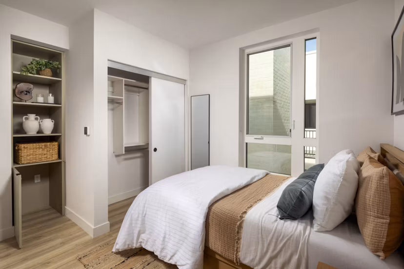 bedroom at LUCA Apartments 