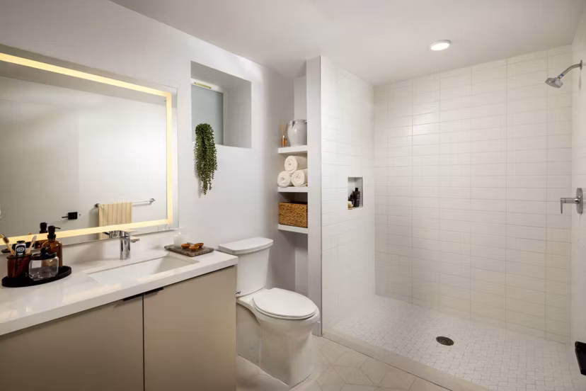 bathroom at LUCA Apartments 
