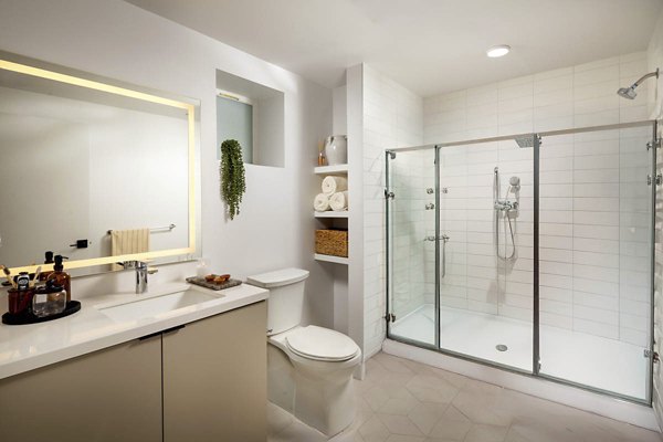 bathroom at LUCA Apartments 