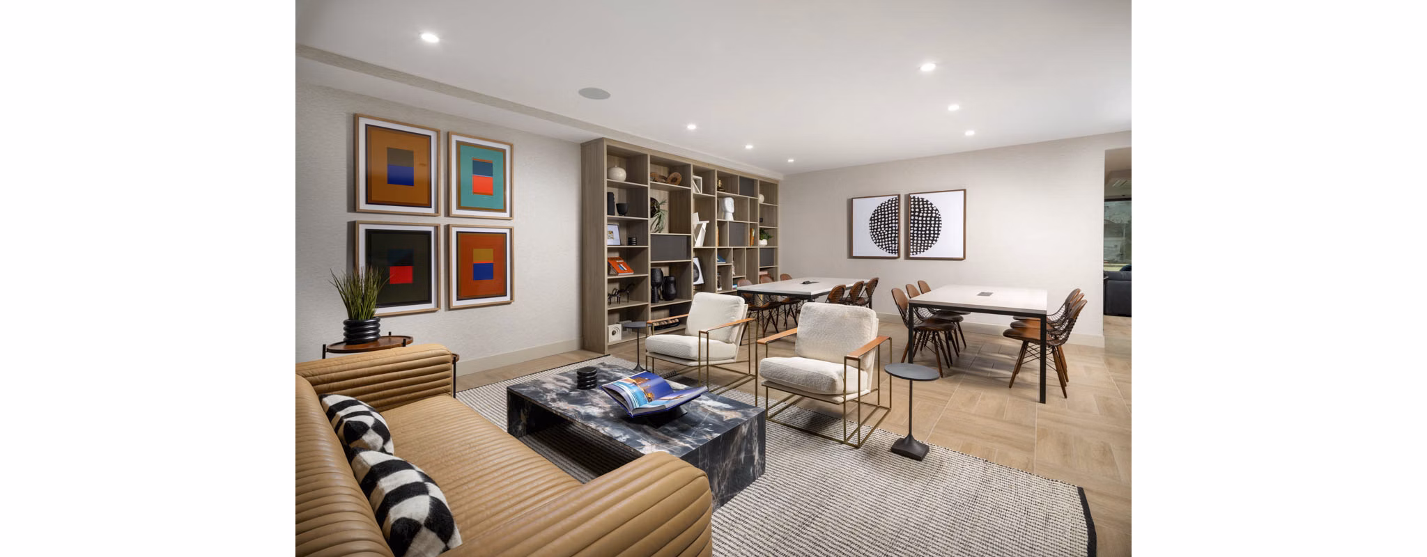 clubhouse at LUCA Apartments 