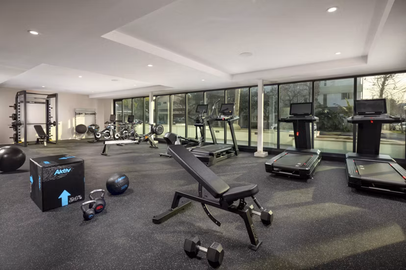 fitness center at LUCA Apartments 